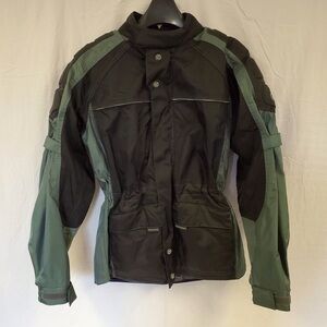 🔥Firstgear Men's Riding Storm Green & Black Motorcycle Jacket Size: Medium🔥